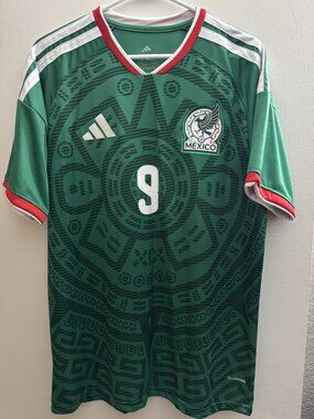 Adult Raul Jimenez 2026 World Cup Soccer Jersey Green